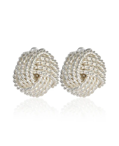 Pre-Owned Tiffany & Co Sterling Silver Knot Earrings