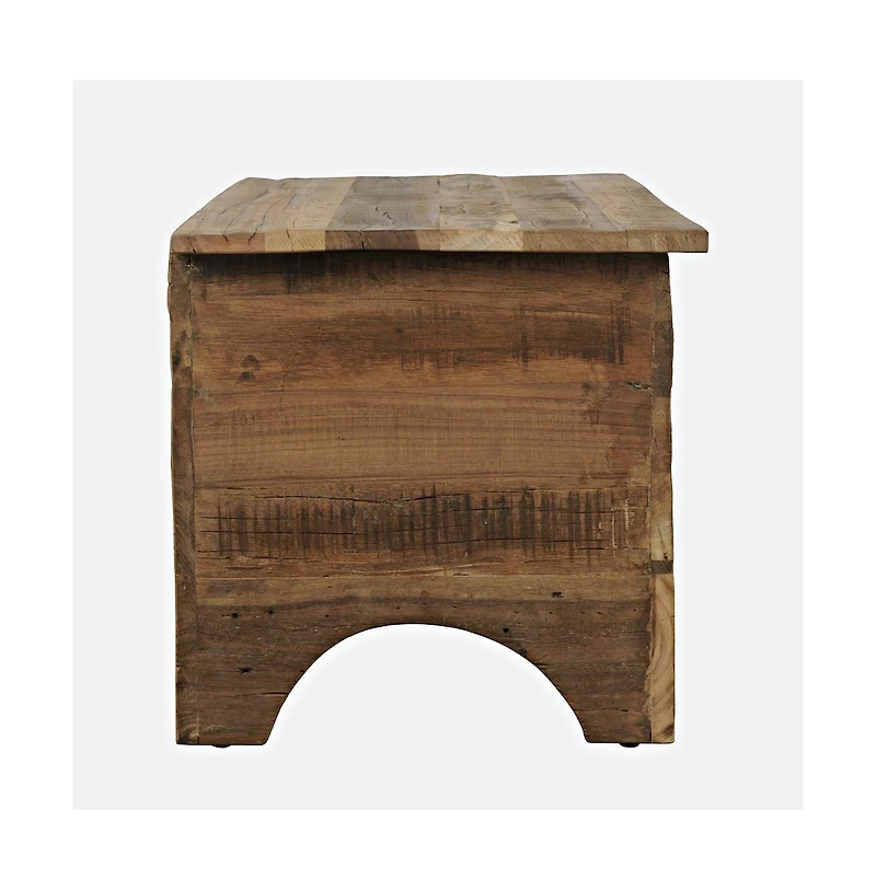 Jofran Reclamation 36" Rustic Solid Wood Storage Chest Cabinet