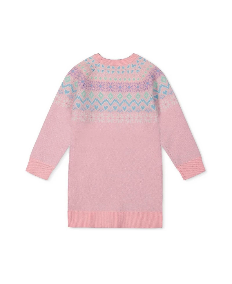 Deux par Deux Toddler Girls' 2T-5T Apres-Ski Fair Isle Knit Dress