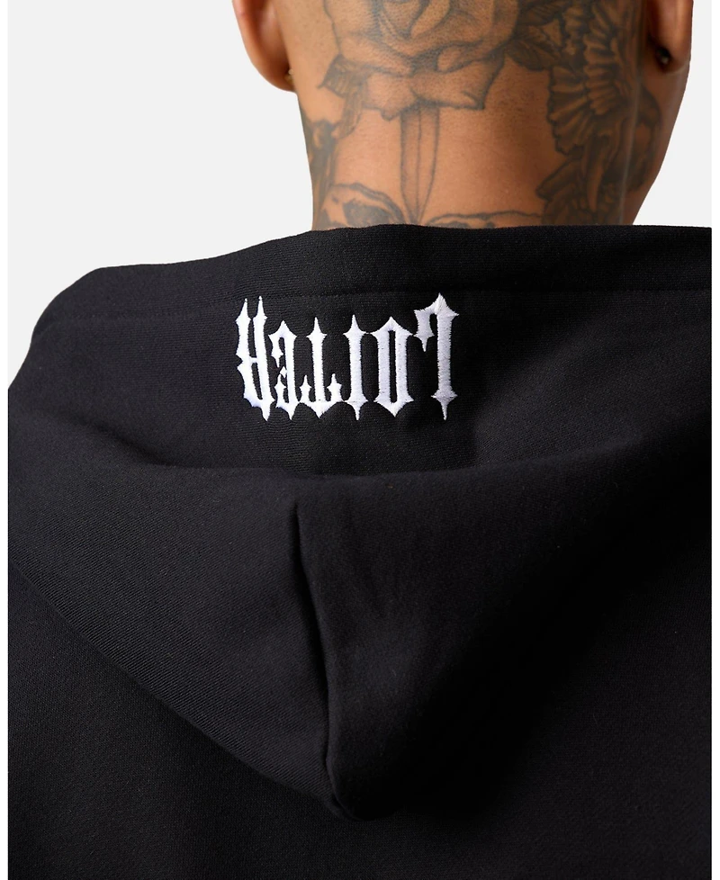 Loiter Men's Rave Quarter-Zip Rhinestone Hoodie