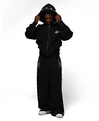 Loiter Men's Oversized Graphic Full-Zip Hoodie