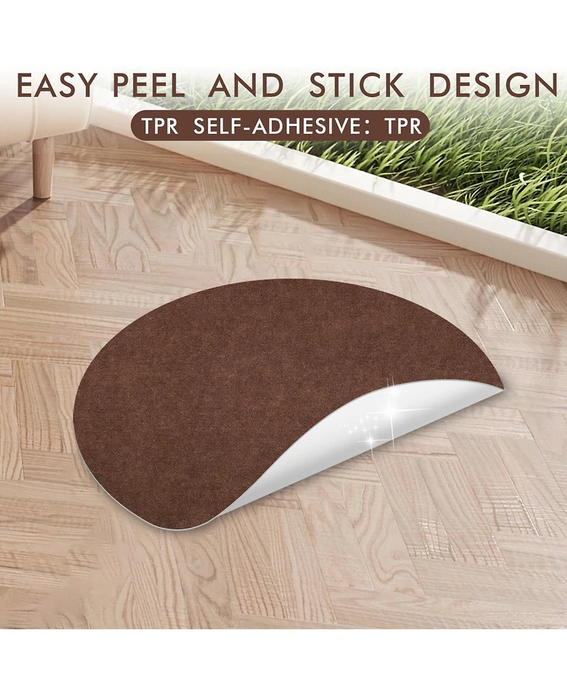 Danrong Non Slip Tpr Office Chair Floor Mat Protector For Hardwood Floors