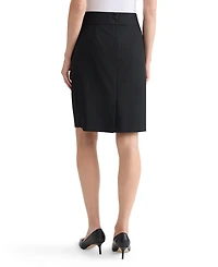 Kasper Women's Machine Washable Bi-Stretch Pencil Skirt