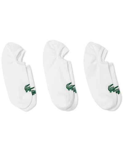 Lacoste Men's No Show Socks, 3-Pack