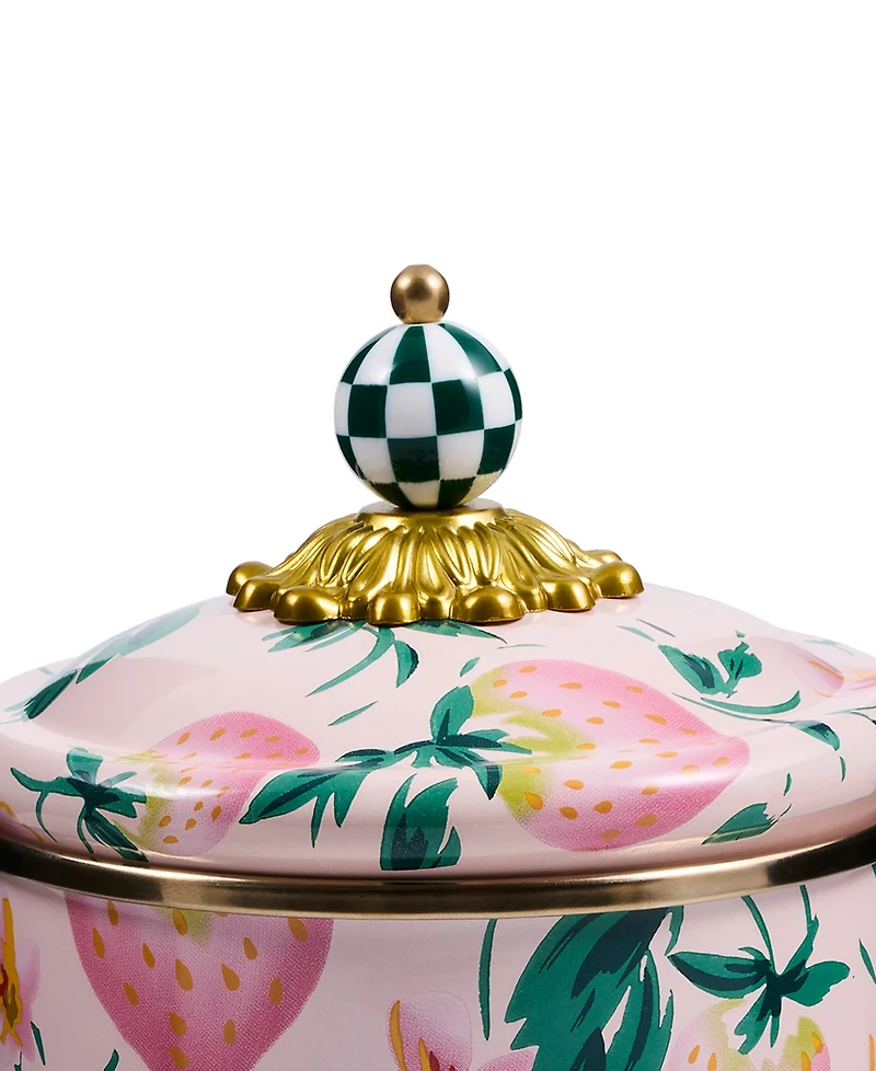 MacKenzie-Childs Strawberry Small Canister