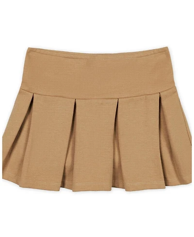 Hope & Henry Girls' 4-16 Pleated Ponte Skirt