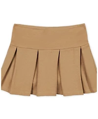 Hope & Henry Girls' 4-16 Pleated Ponte Skirt