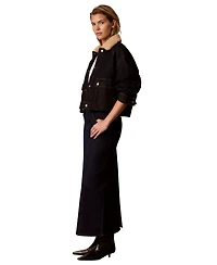 Calvin Klein Women's Mid Rise Maxi Denim Skirt