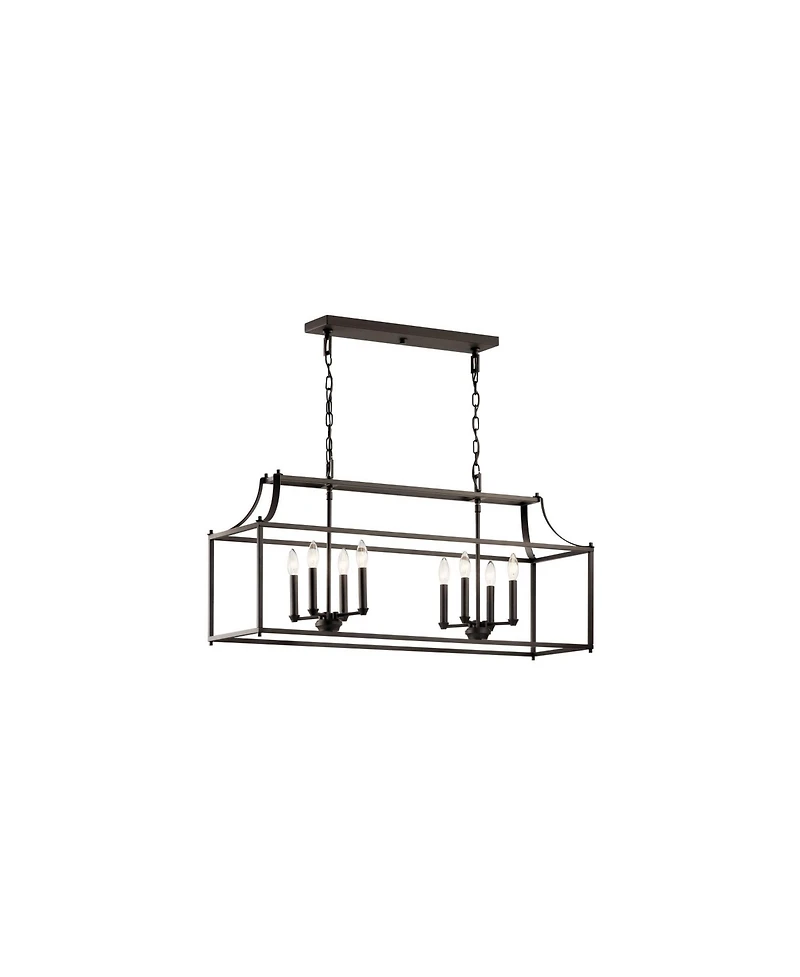 Kichler Morrigan 40 1/2" Wide 8-Light Open Linear Chandelier
