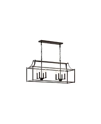 Kichler Morrigan 40 1/2" Wide 8-Light Open Linear Chandelier