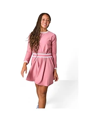 Courtside Kids Girls' 2-16 Club Long Sleeve Dress