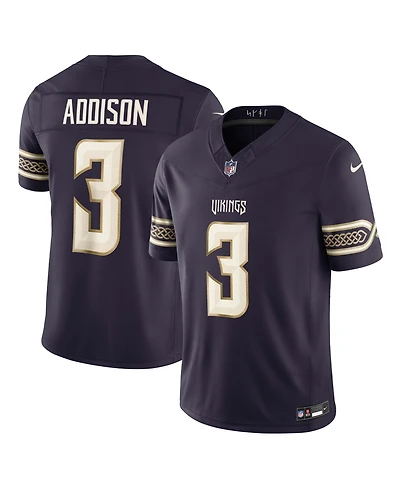Nike Men's Jordan Addison Purple Minnesota Vikings 2026 Rivalries Collection Vapor F.u.s.e Stitched Limited Jersey
