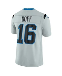 Nike Men's Jared Goff Silver Detroit Lions 2026 Rivalries Collection Vapor F.u.s.e Stitched Limited Jersey