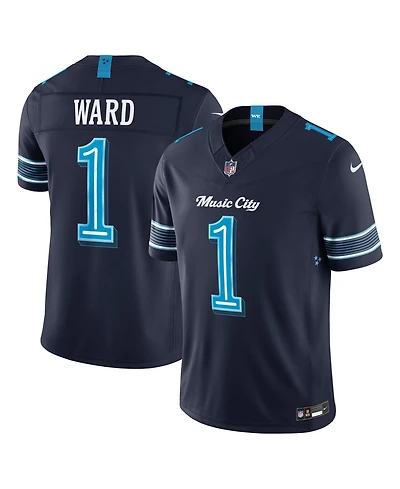 Nike Men's Cameron Ward College Navy Tennessee Titans 2026 Rivalries Collection Vapor F.u.s.e Stitched Limited Jersey