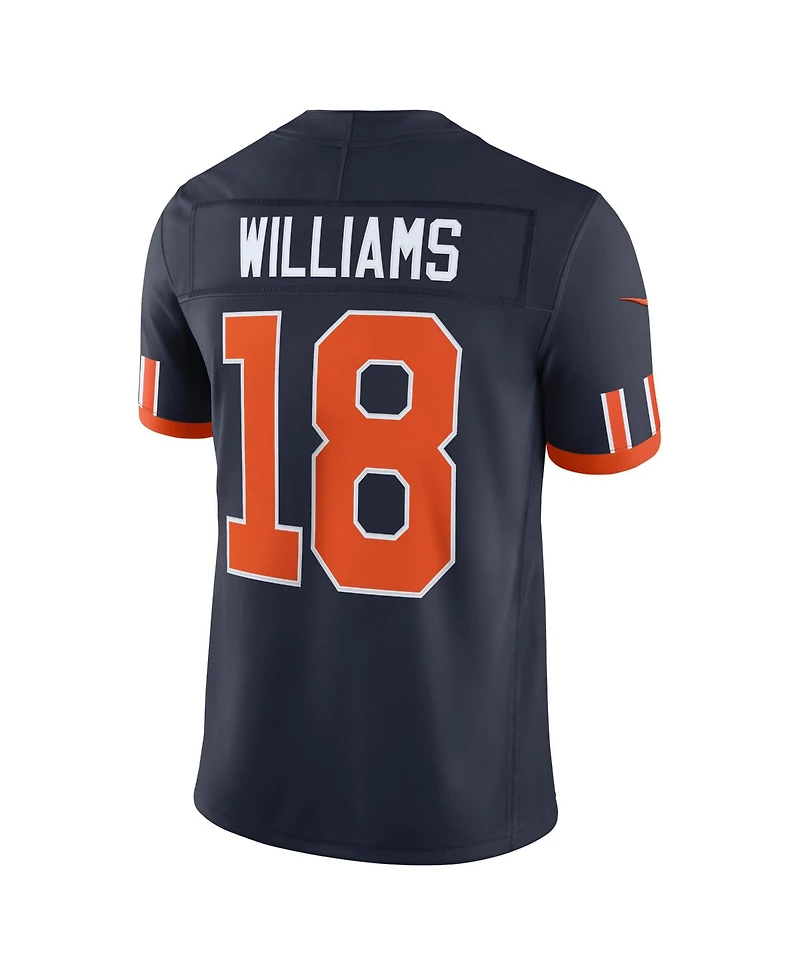 Nike Men's Caleb Williams Navy Chicago Bears 2026 Rivalries Collection Vapor F.u.s.e Stitched Limited Jersey