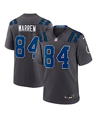 Nike Men's Tyler Warren Anthracite Indianapolis Colts 2026 Rivalries Collection Game Jersey