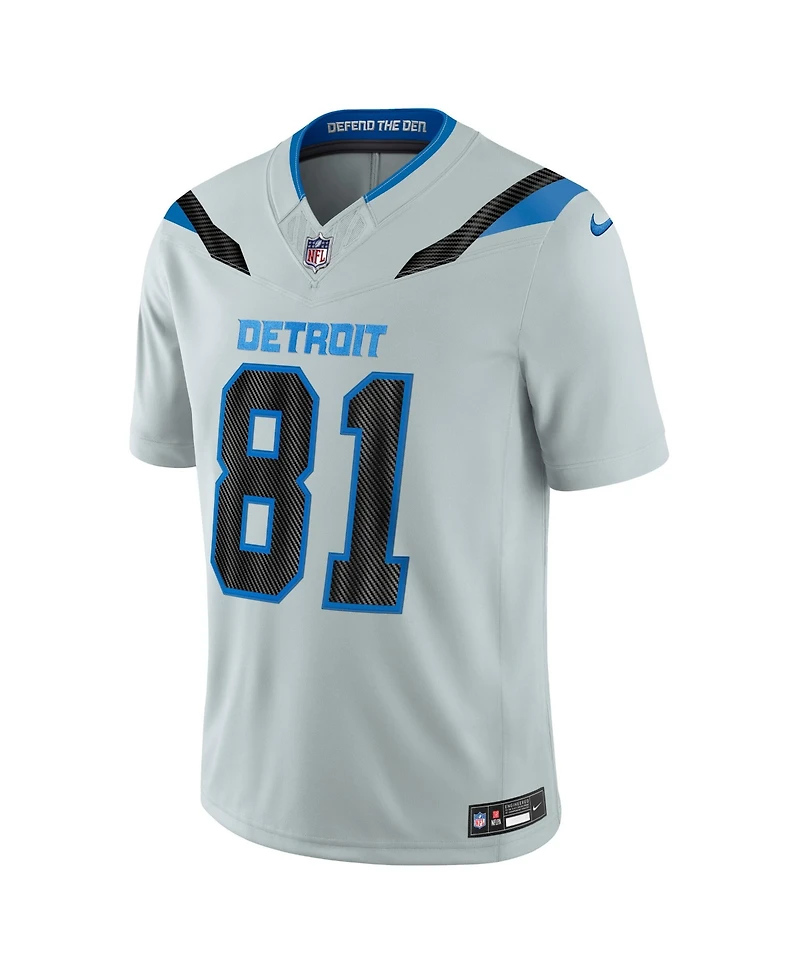 Nike Men's Calvin Johnson Silver Detroit Lions 2026 Rivalries Collection Vapor F.u.s.e Stitched Limited Jersey