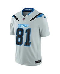 Nike Men's Calvin Johnson Silver Detroit Lions 2026 Rivalries Collection Vapor F.u.s.e Stitched Limited Jersey
