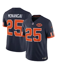 Nike Men's Kyle Monangai Navy Chicago Bears 2026 Rivalries Collection Vapor F.u.s.e Stitched Limited Jersey