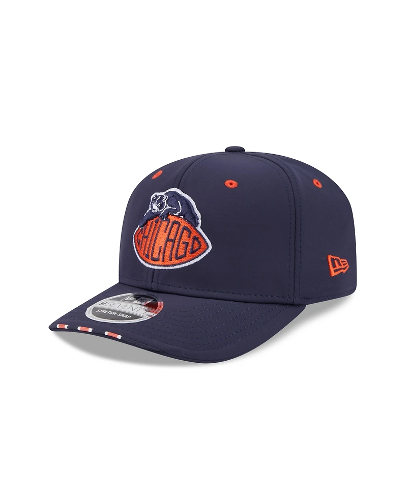 New Era Men's Navy Chicago Bears 2026 Rivalries Collection Sideline 9SEVENTY Adjustable Hat