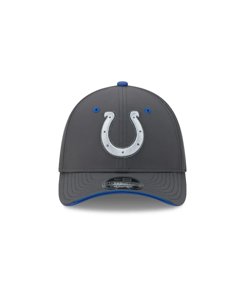New Era Men's Charcoal Indianapolis Colts 2026 Rivalries Collection 39THIRTY Flex Hat