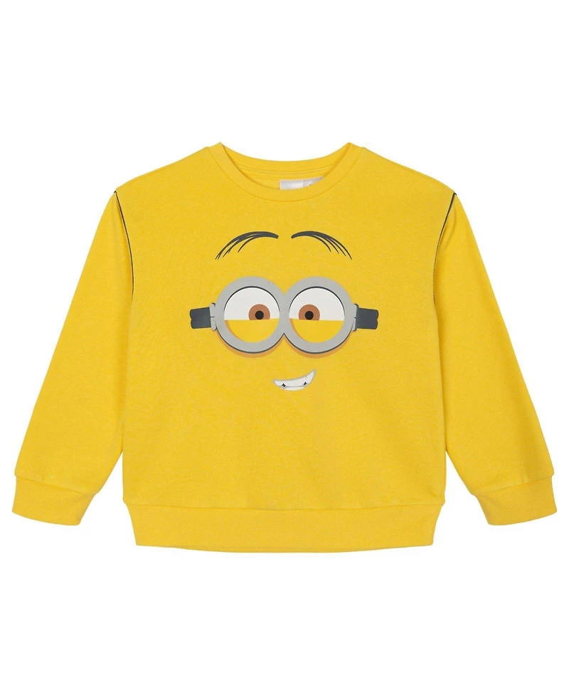 Minions Boys' 4-20 Fleece Sweatshirt and Pants, 2-Piece Set