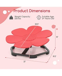 Sugift Kids Sensory Swivel Chair Elephant Petal 360 Spinning Chair