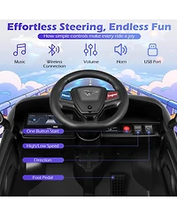 Sugift 12V Kids Ride On Car with Parent Remote Control and Licensed Design, Ages 3-7