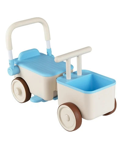 Hongge 3-in-1 Kids Ride-On Push Car with Tow Rope, 44 lb Capacity, Ages 3-6