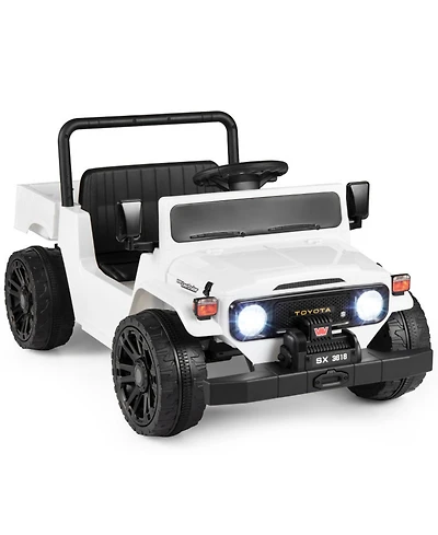 Hongge 12V Kids' Electric Dump-Bed Remote-Control Ride-On Pickup Truck, 66 lbs Capacity, Ages 3-6