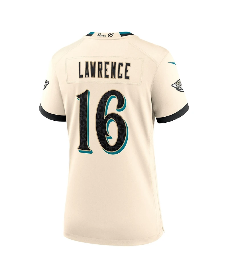 Nike Women's Trevor Lawrence Natural Jacksonville Jaguars 2026 Rivalries Collection Game Jersey
