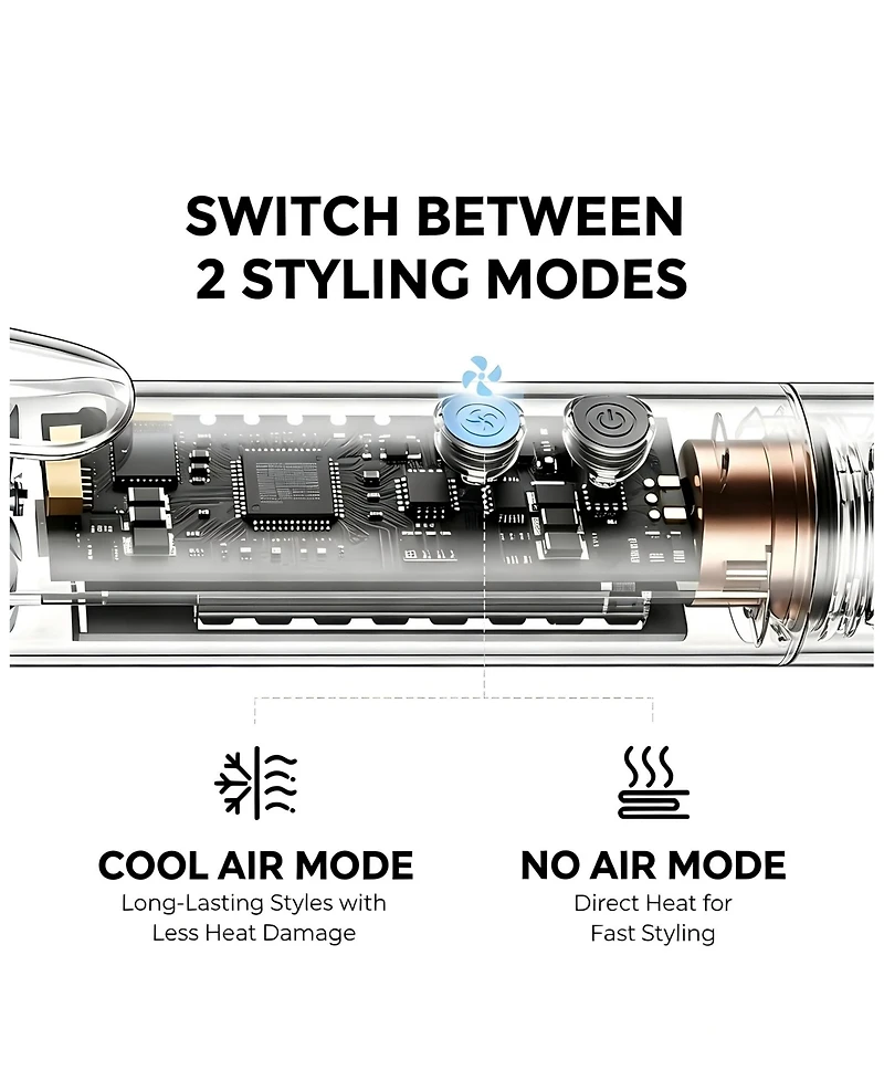 Tymo Beauty Airflow 2 in1 Hair Curler and Straightener