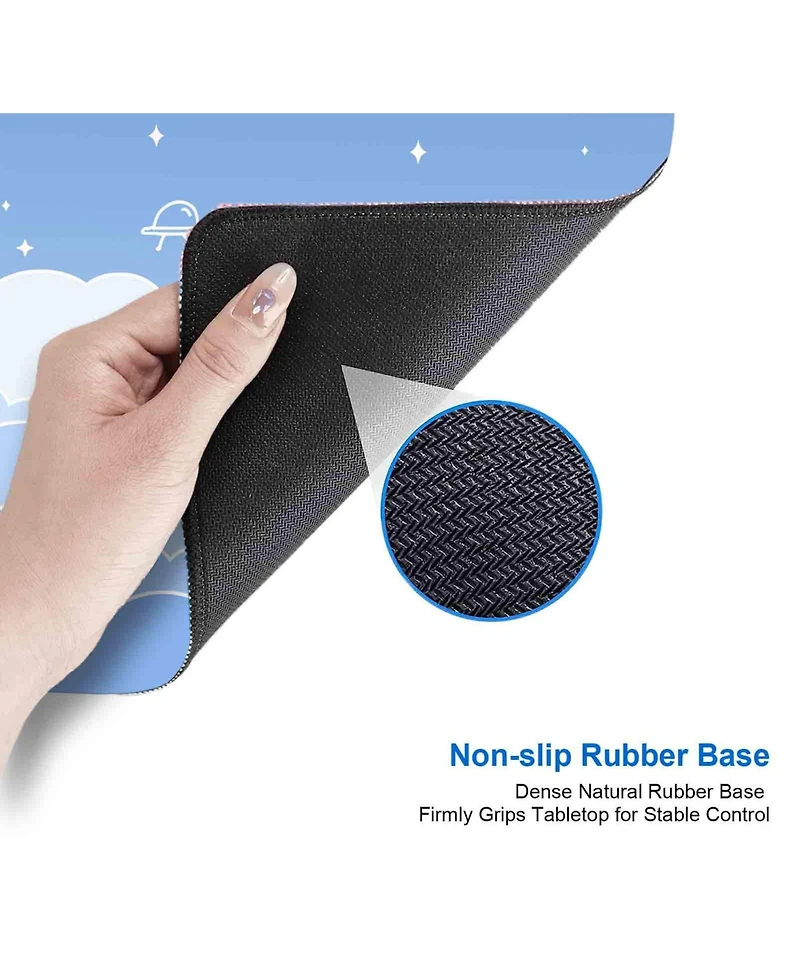Lofree Large Gaming Non-Slip Mouse Pad Desk Mat for Optical and Laser Mice