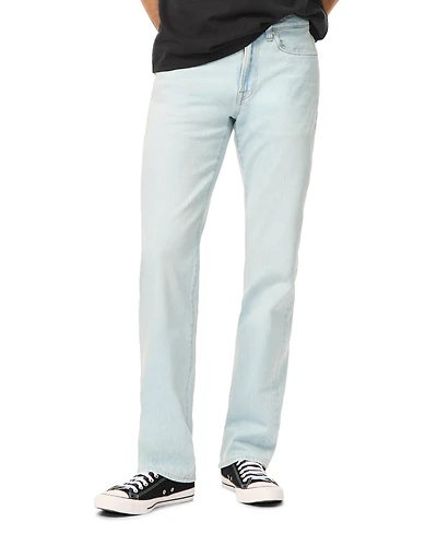 Buffalo David Bitton Men's Relaxed Straight Driven Light Rinse Denim Jeans