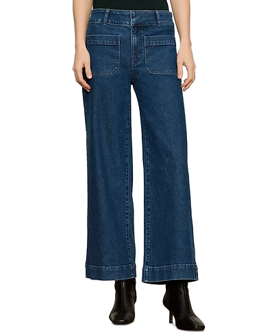 Sanctuary Women's Mid-Rise Wide-Leg Jeans