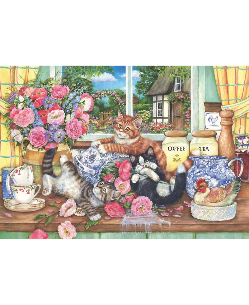 Anatolian Kittens in the Kitchen 500 Piece Jigsaw Puzzle, Ages 15+