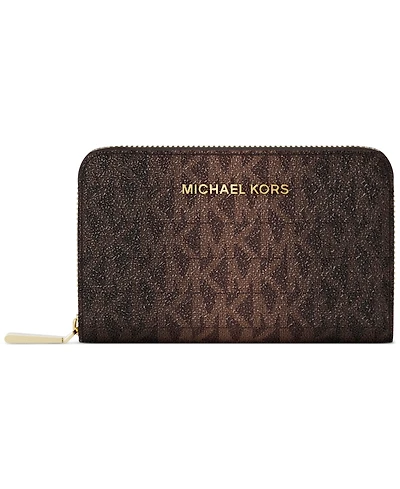 Michael Kors Jet Set Zip Around Card Case