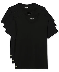 Lacoste Men's 3-Pack Regular Fit Crewneck Undershirts