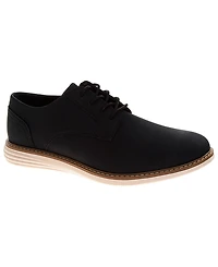 Perry Ellis Men's Business-Casual Lace-Up Faux Leather Oxfords