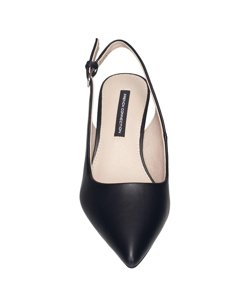 French Connection Women's Quinn Slingback Kitten Heel