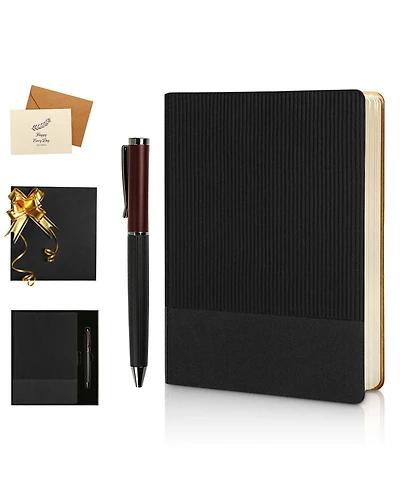 Danrong Lined Journal Notebook With Pen Gift Box Thick Paper For School Travel Work
