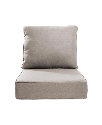 Bellefurn 24-in x 2 -Piece Deep seat patio chair cushion
