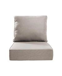 Bellefurn 24-in x 2 -Piece Deep seat patio chair cushion