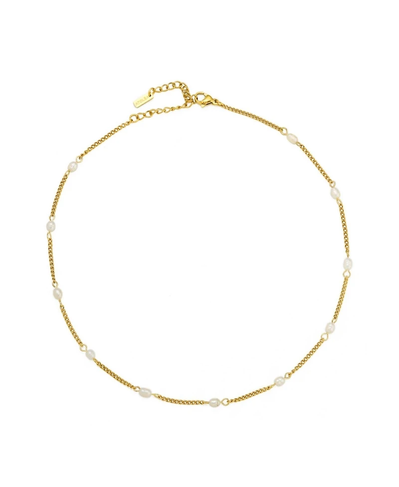 Atolea Dainty Gold Pearl Choker