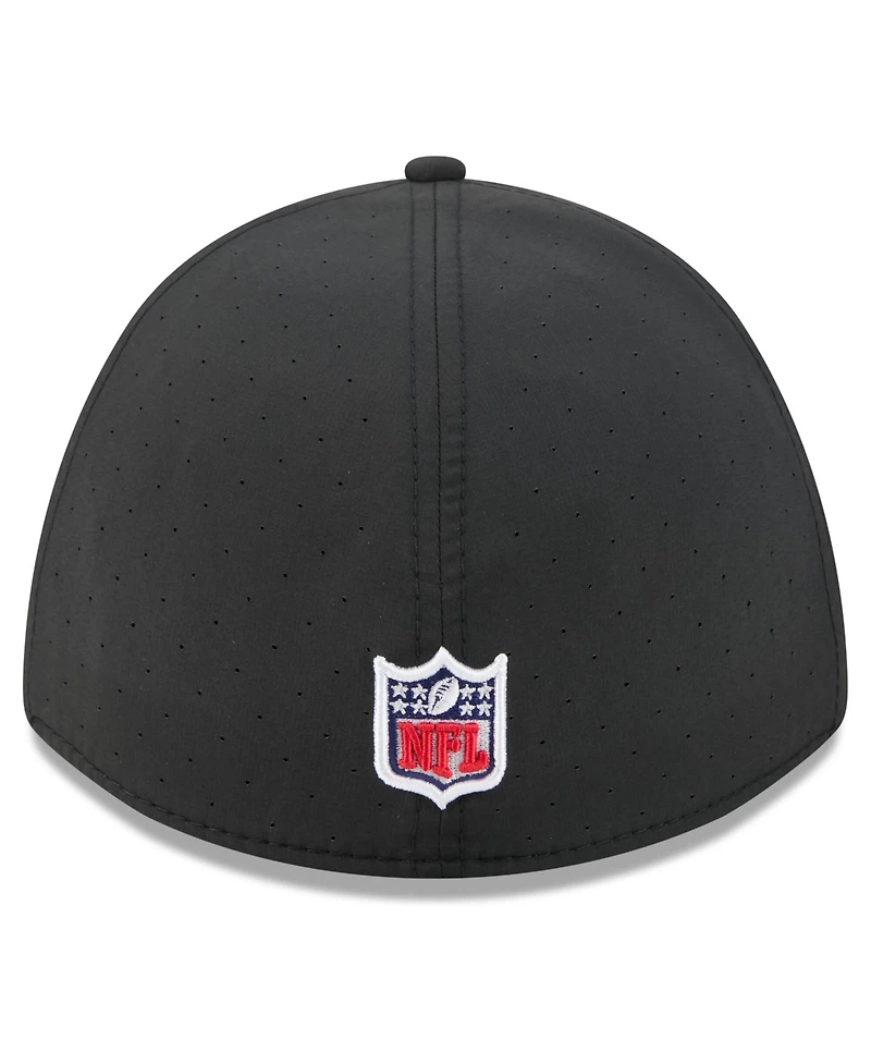 New Era Men's Black Los Angeles Rams 2026 Nfl Cruical Catch 39THIRTY M-Crown Stretch Hat