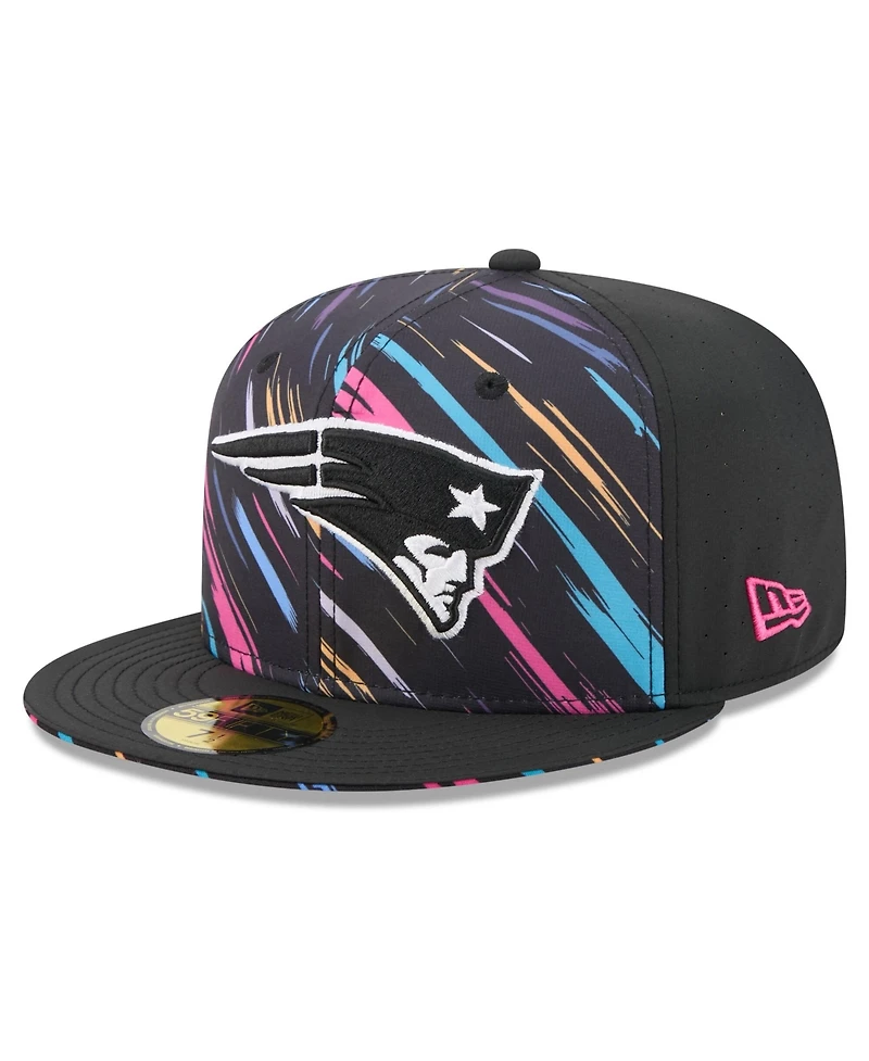 New Era Men's Black England Patriots 2026 Nfl Cruical Catch 59FIFTY Fitted Hat