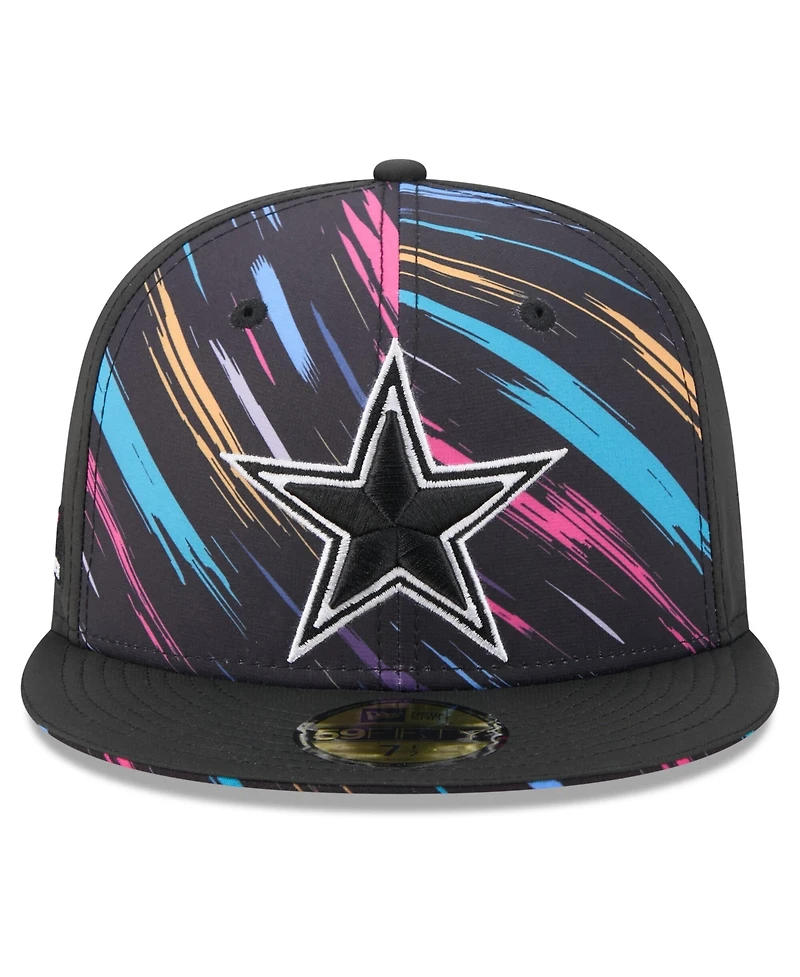 New Era Men's Black Dallas Cowboys 2026 Nfl Cruical Catch 59FIFTY Fitted Hat