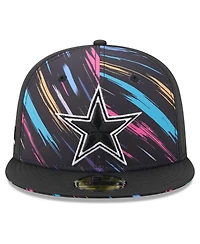 New Era Men's Black Dallas Cowboys 2026 Nfl Cruical Catch 59FIFTY Fitted Hat