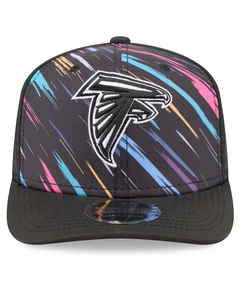New Era Men's Black Atlanta Falcons 2026 Nfl Cruical Catch 9SEVENTY Adjustable Trucker Hat