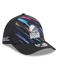 New Era Men's Black Cleveland Browns 2026 Nfl Cruical Catch 39THIRTY M-Crown Stretch Hat